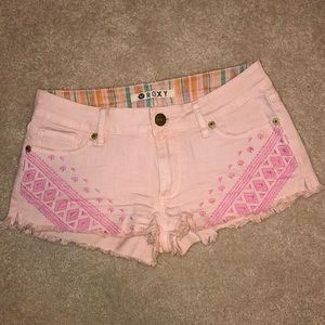 Roxy Pink Denim Shorts